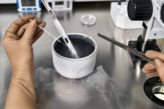 Vitrificación de embriones